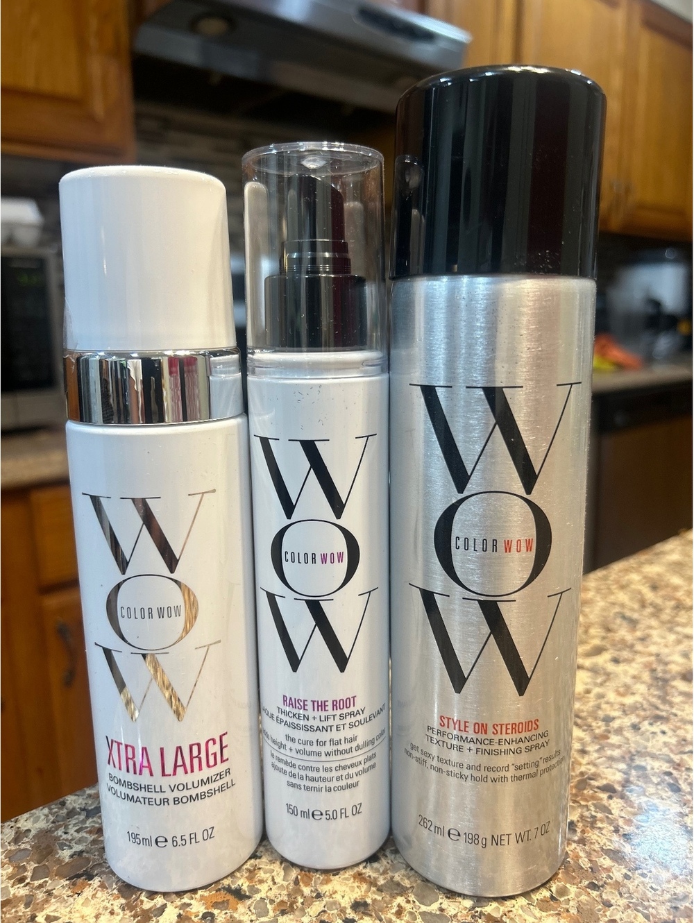 Color Wow Hair Products Bundle - Xtra Large, Raise the Root, Style on Steroids